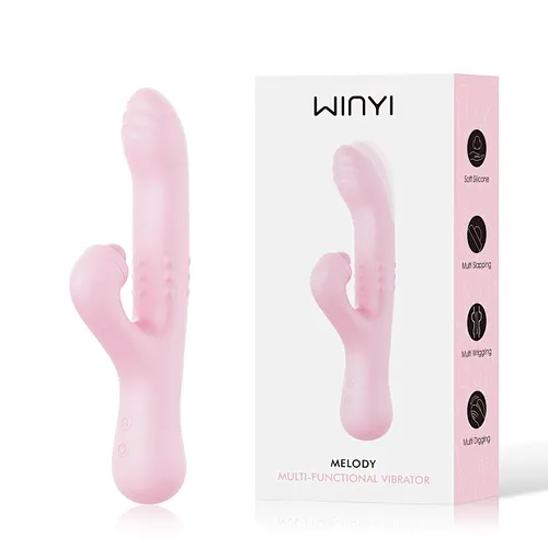 tongue vibrator-WINYI FACTORY wHOLESALE OEM ODM 2023 new rabbit tongue Vibrator hot selling wholesale Silicone 10 frequency wriggling vibrator sex toy for women